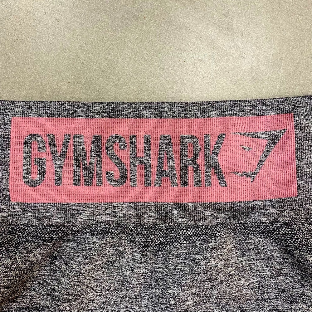 Gymshark Flex Legging - Chalk Marl/Peach Pink